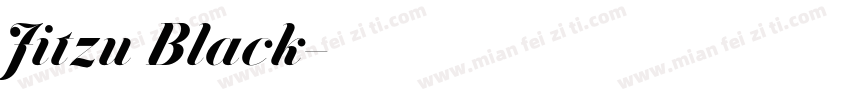 Jitzu Black字体转换
